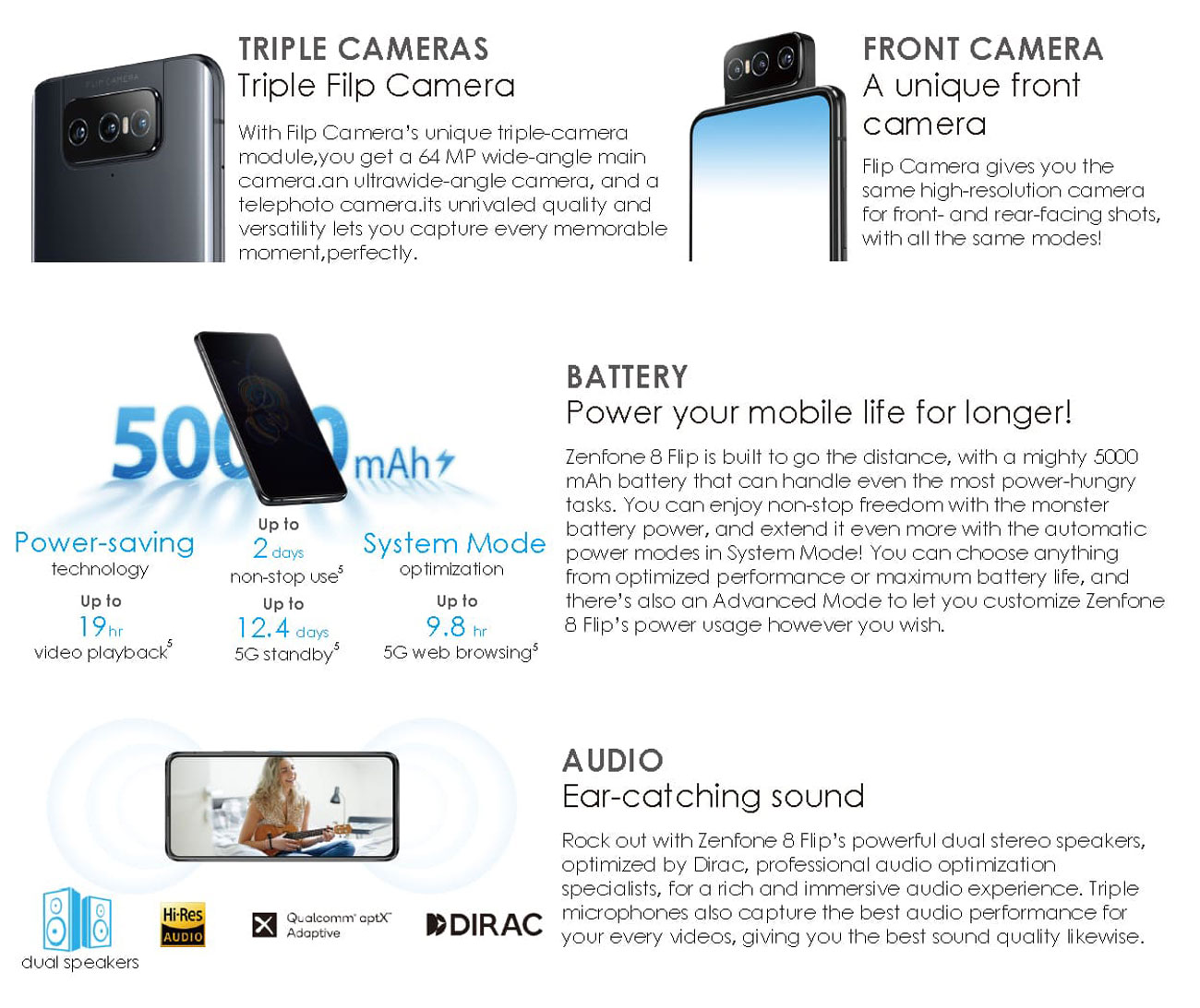 ASUS ZenFone 8 Flip Cell Phone